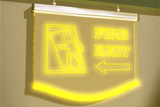 Fire Exit signage manufacturers in gurgaon