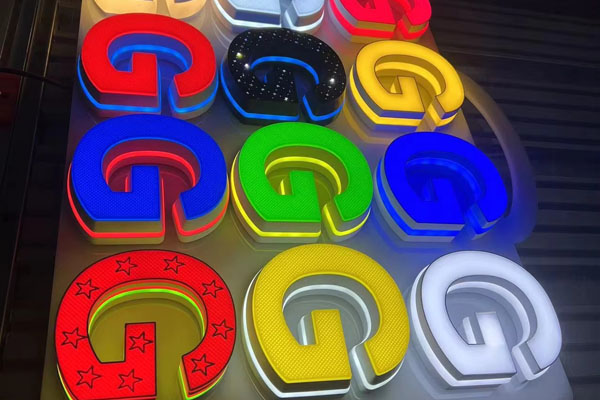3D acrylic letters