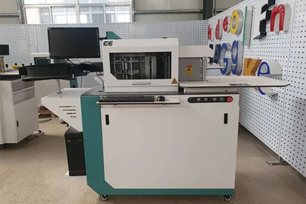 steel and aluminium profile letters making machine