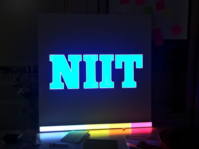 NIIT INSTITUTE LED SIGNAGE INSTALLATION PAN INDIA ALL STATE OF INDIA