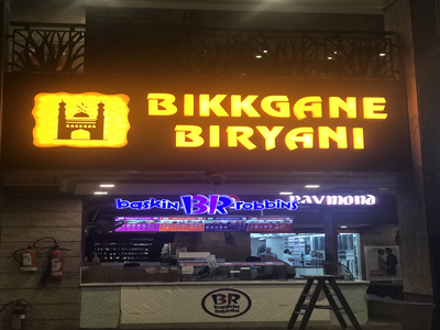  RESTAURANT HOTEL LED SIGNAGE INSTALLED IN CP CONNAUGHT PLACE DELHI 